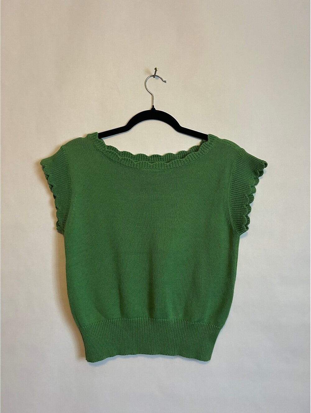 Ann Taylor Green Sweater Tank XS